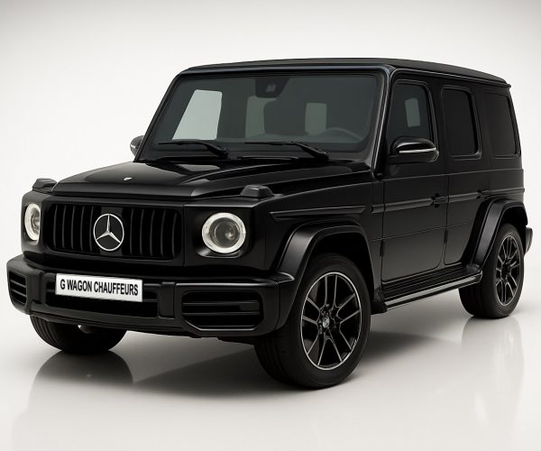 Black Mercedes G-Wagon from the G Wagon Chauffeurs fleet